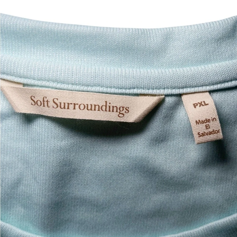 Soft Surroundings Pasaia Floral Long Sleeve Top - Picture 7 of 13